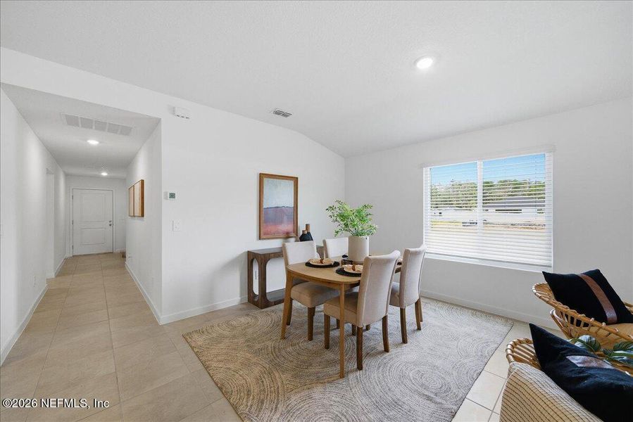 Furnished interior view inside a new home in Azalea Creek, Jacksonville (Image 5).