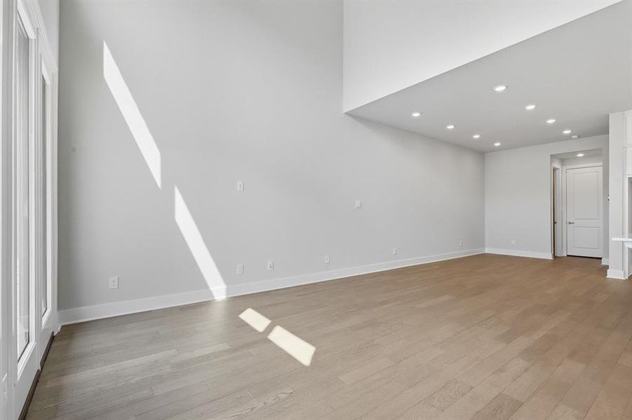 Spacious, unfurnished interior of a new home in Walsh: Townhomes - The Patios, Aledo (Image 17). Spacious, unfurnished interior of a new home in Walsh: Townhomes - The Patios, Aledo (Image 17).