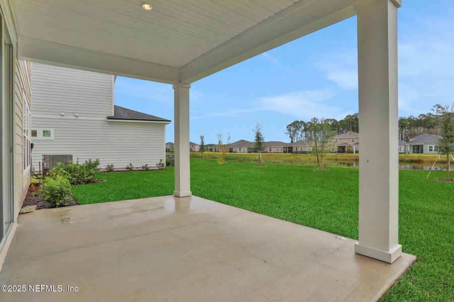 Exterior details and patio area of a home in TrailMark, St. Augustine (Image 23).
