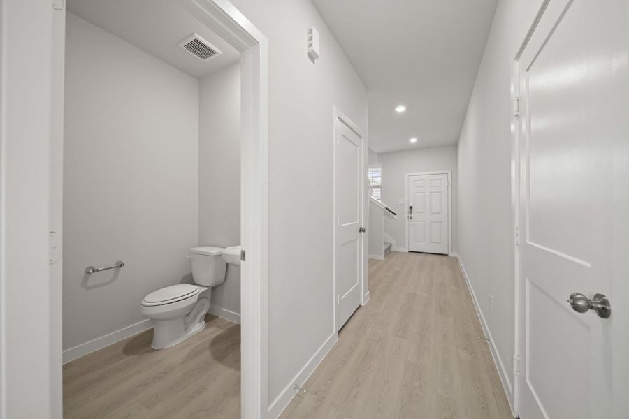 Spacious, unfurnished interior of a new home in Willow Trace 45' at Willow Trace, Spring (Image 16).