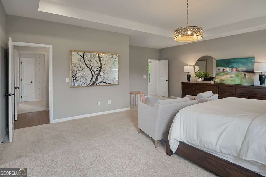 Furnished interior view inside a new home in Bryson Farms, Byron (Image 24).