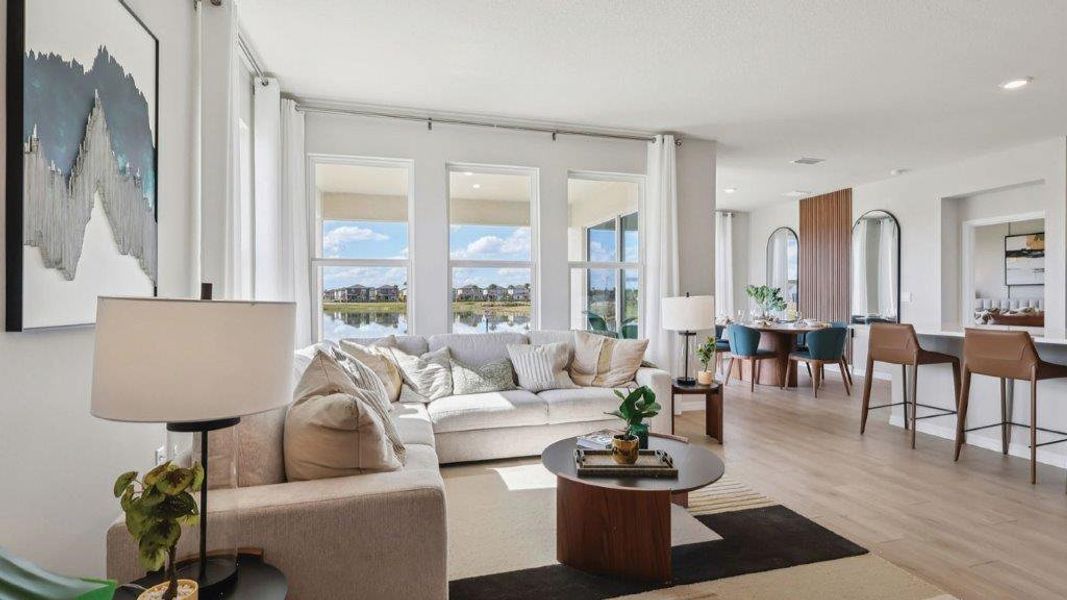 Furnished interior view inside a new home in Hawthorne Ranch, Lakeland (Image 7).