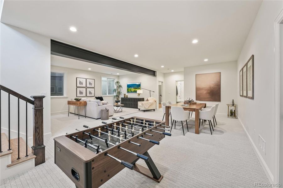 Furnished interior view inside a new home in , Denver (Image 31).
