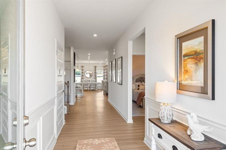 Furnished interior view inside a new home in Allen Manor, Hoschton (Image 8).