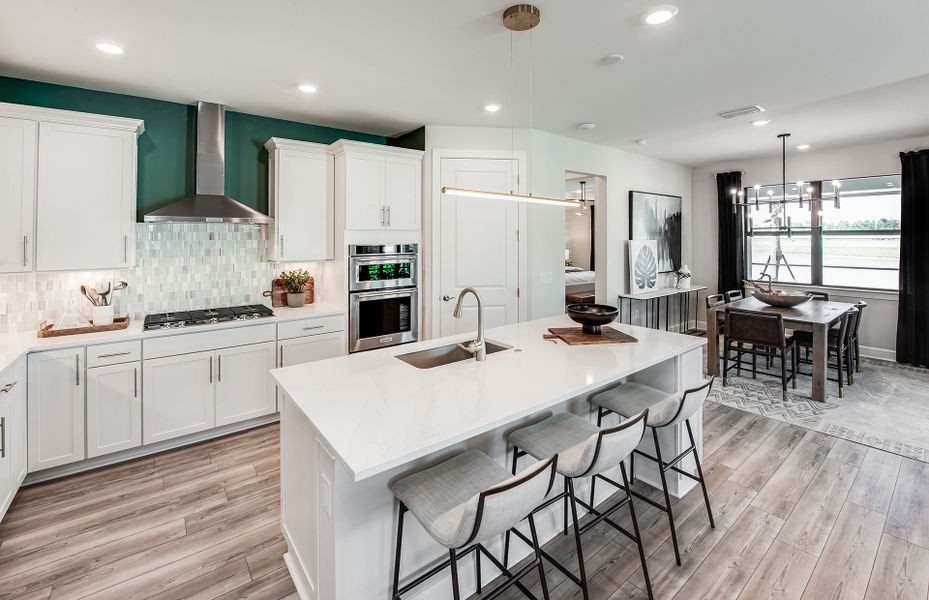 Designer selected kitchen with built-in stainless Designer selected kitchen with built-in stainless