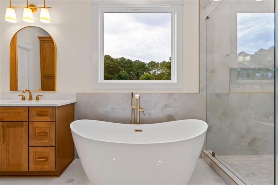 Furnished interior view inside a new home in , Winder (Image 36).
