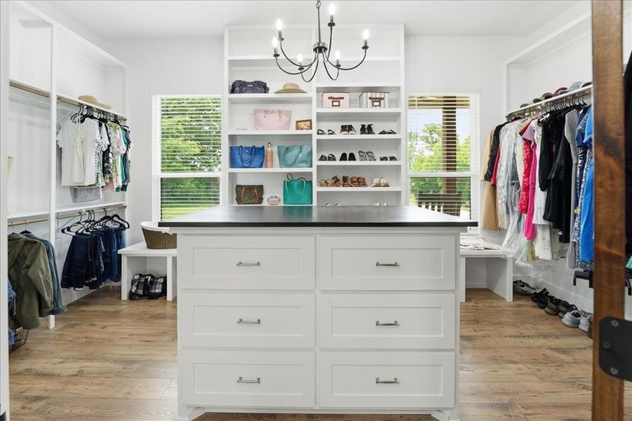 Master closet