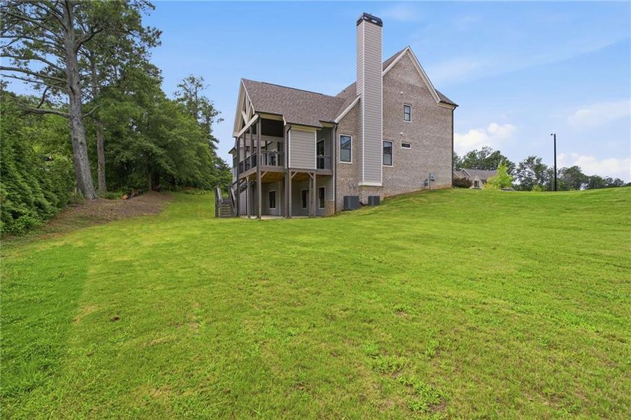 Exterior details and patio area of a home in , Marietta (Image 28).