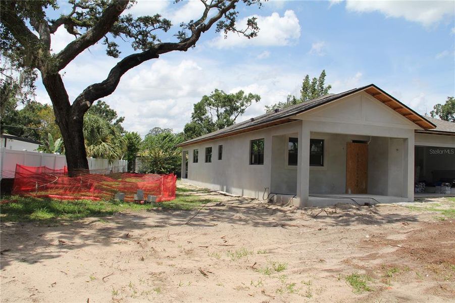 In-progress construction of a new home in , Tampa, FL (Image 36).
