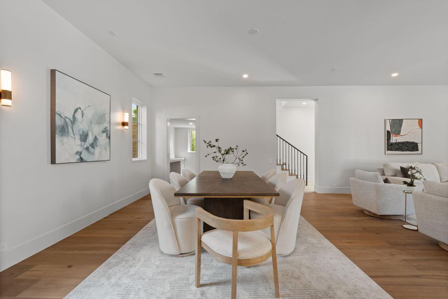 Furnished interior view inside a new home in , Houston (Image 14).