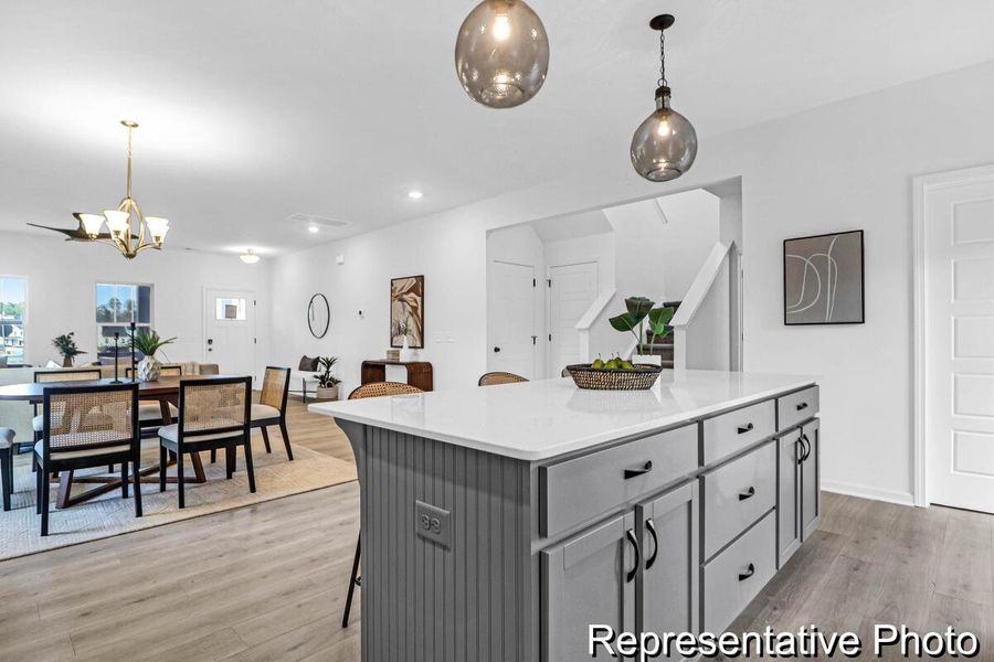 Furnished interior view inside a new home in , Ravenel (Image 27).