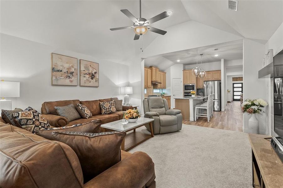Furnished interior view inside a new home in , Melissa (Image 15).