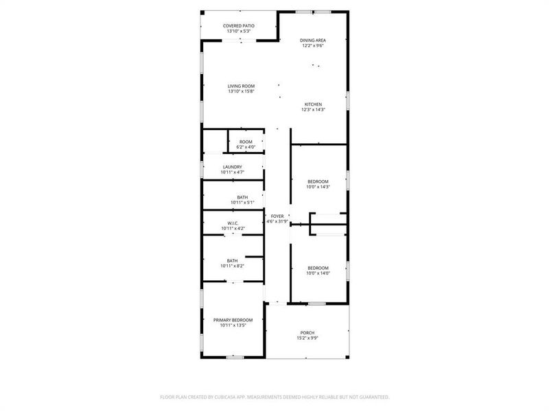 2D floor plan layout of this home in , Waco, TX (Image 3).