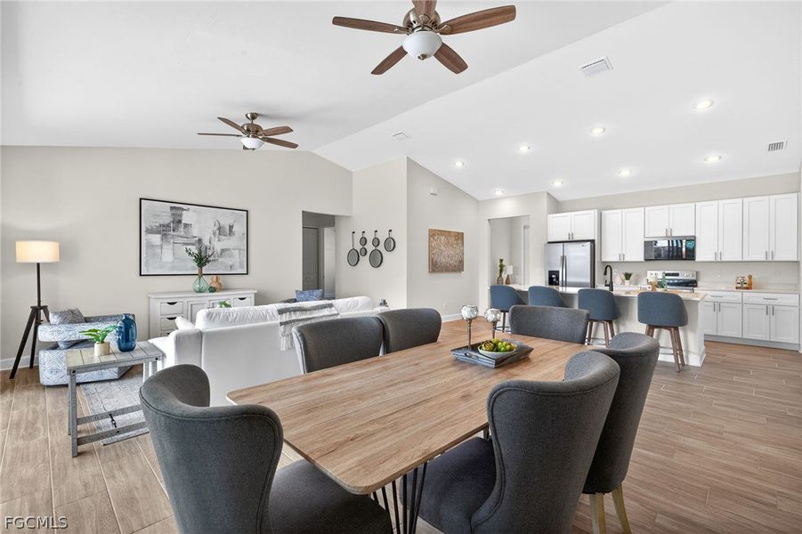 Furnished interior view inside a new home in Cape Coral, Cape Coral (Image 13). Furnished interior view inside a new home in Cape Coral, Cape Coral (Image 13).