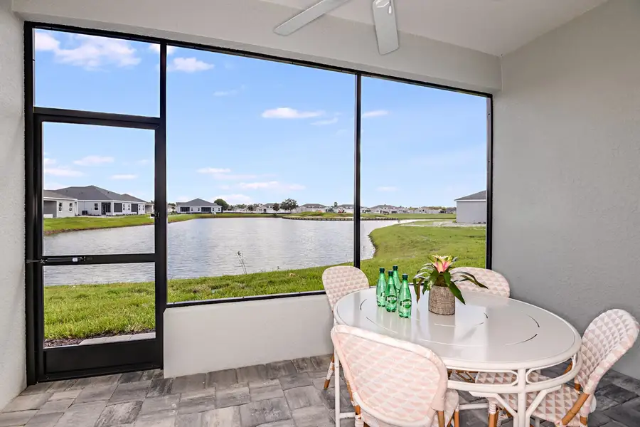 Exterior details and patio area of a home in Kings Gate, Punta Gorda (Image 3).