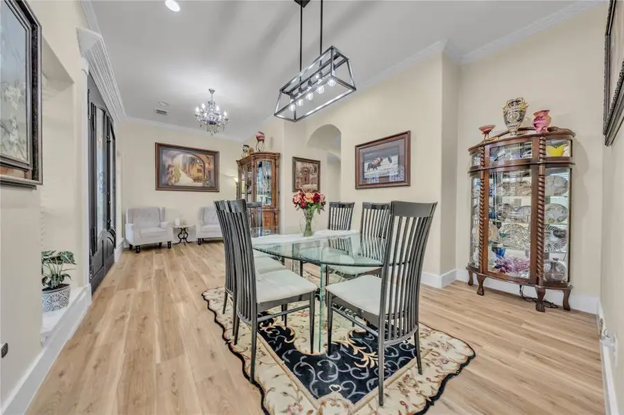 Furnished interior view inside a new home in , Azle (Image 14).