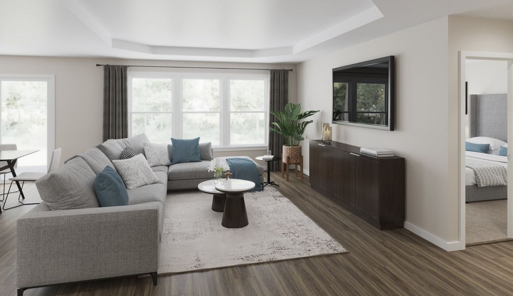 Representative furnished interior of a home built from the Beacon by Fischer Homes in Cherry Glen, Euharlee (Image 10). Representative furnished interior of a home built from the Beacon by Fischer Homes in Cherry Glen, Euharlee (Image 10).