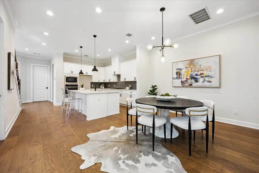 Furnished interior view inside a new home in Cordell Estates, Houston (Image 4). Furnished interior view inside a new home in Cordell Estates, Houston (Image 4).