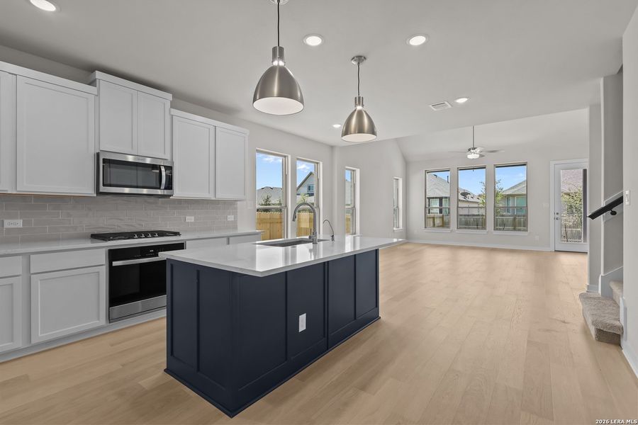 Furnished interior view inside a new home in Davis Ranch, San Antonio (Image 11).