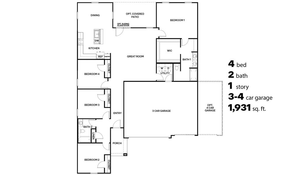 2D floor plan layout of this home in Sycamore Vista, Vail, AZ (Image 2). 2D floor plan layout of this home in Sycamore Vista, Vail, AZ (Image 2).
