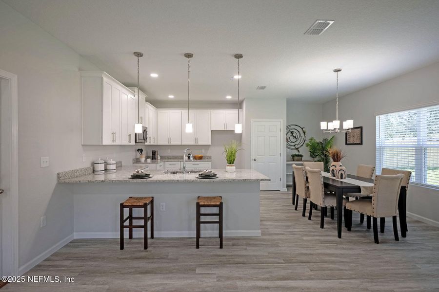 Furnished interior view inside a new home in , Jacksonville (Image 35).