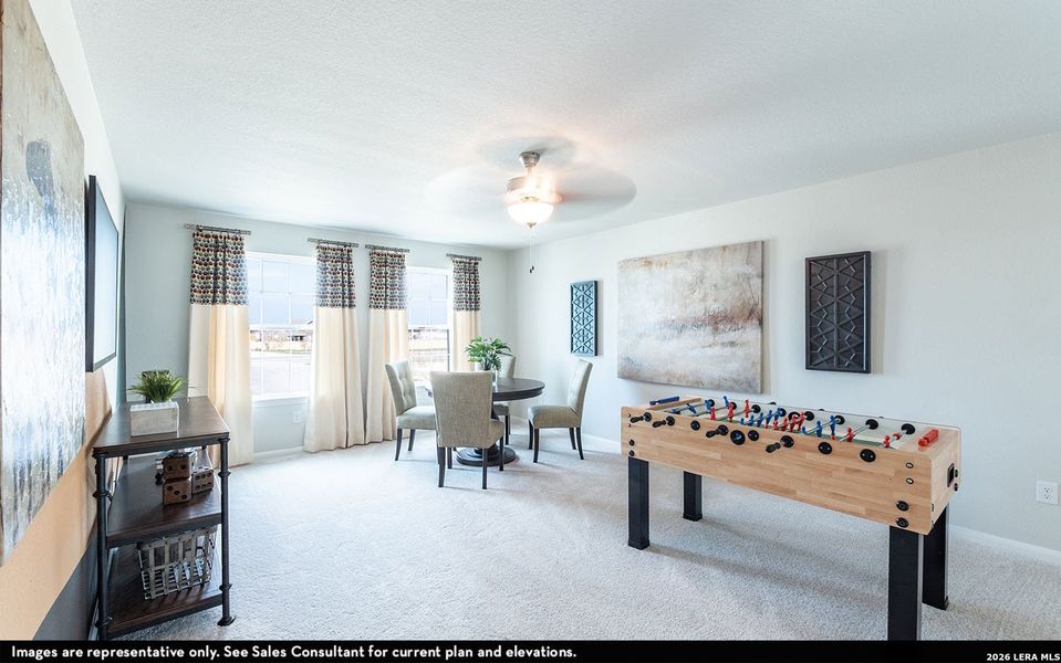 Furnished interior view inside a new home in , San Antonio (Image 7). Furnished interior view inside a new home in , San Antonio (Image 7).