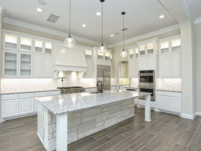Representative furnished interior of a home built from the Coronado I by Giddens Homes in Clearwater Ranch, Liberty Hill (Image 19).