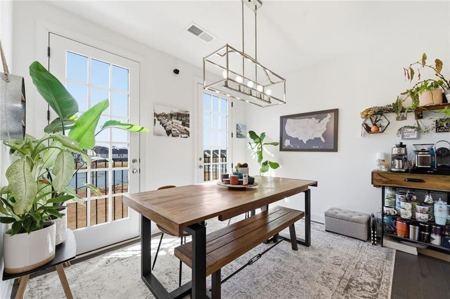 Furnished interior view inside a new home in , Duluth (Image 19).