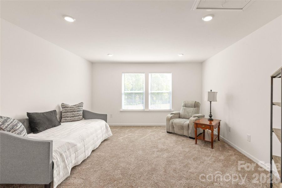 Furnished interior view inside a new home in Stewarts Landing, Charlotte (Image 45).