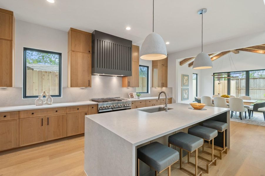 Furnished interior view inside a new home in , Houston (Image 6).