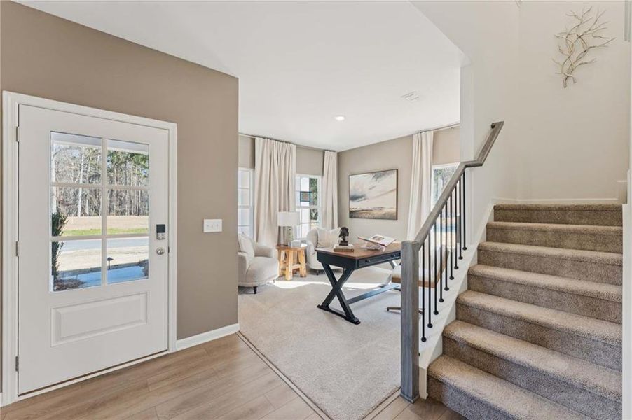 Furnished interior view inside a new home in , Dallas (Image 13).