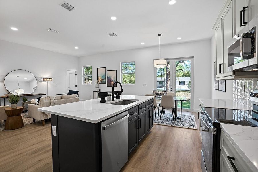 Furnished interior view inside a new home in , Vero Beach (Image 10).