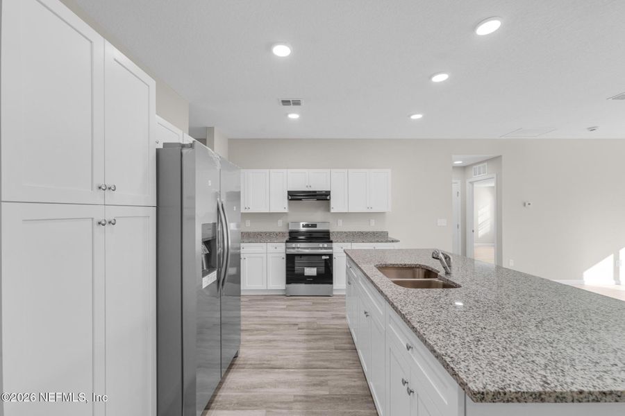 Furnished interior view inside a new home in , Jacksonville (Image 19).