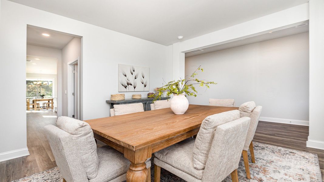 Furnished interior view inside a new home in Livingston Woods, Irmo (Image 6). Furnished interior view inside a new home in Livingston Woods, Irmo (Image 6).