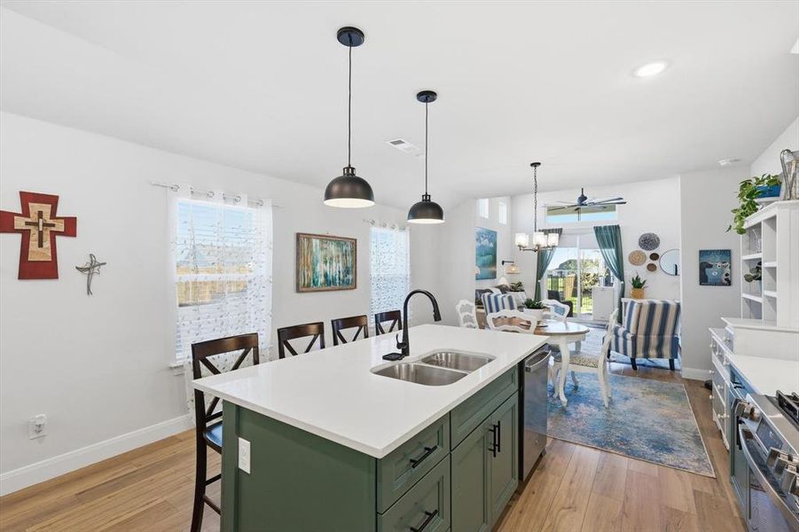 Furnished interior view inside a new home in , Midlothian (Image 11).