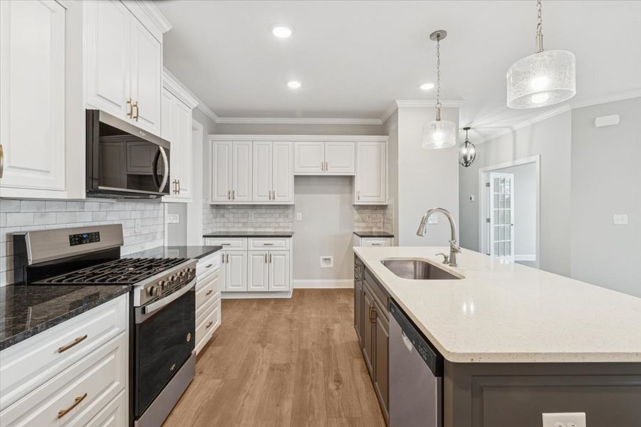 Furnished interior view inside a new home in Sinclair at Crawford Creek, Grovetown (Image 8).
