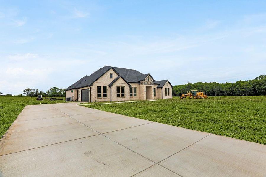 View of green lawn with a rural view View of green lawn with a rural view