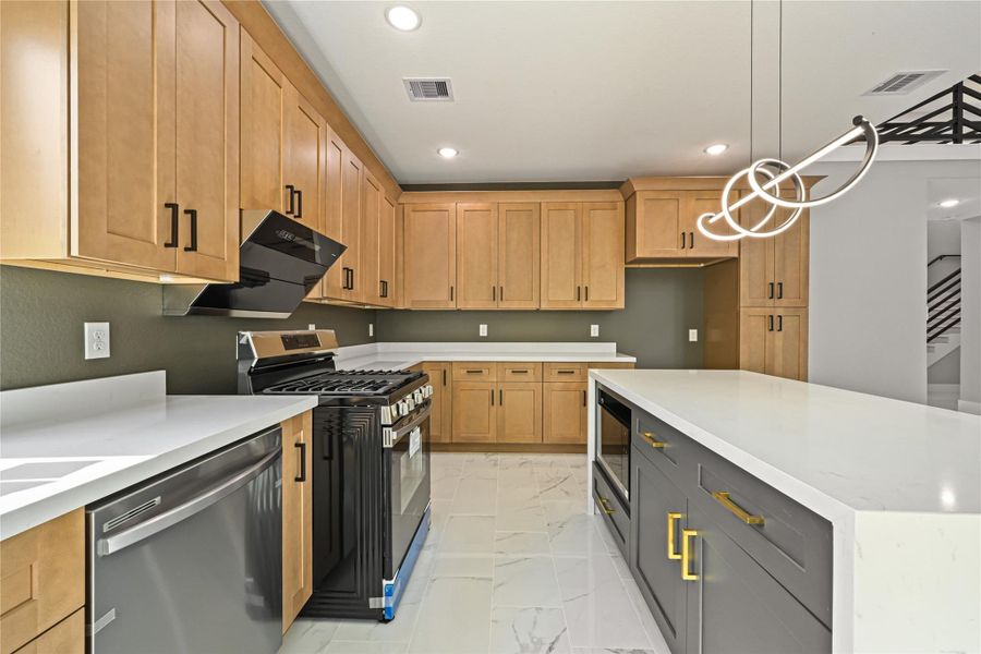 Furnished interior view inside a new home in , Houston (Image 5).