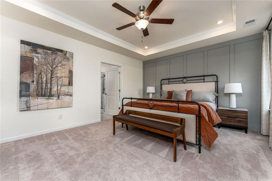 Furnished interior view inside a new home in Sagebrook, Powder Springs (Image 22). Furnished interior view inside a new home in Sagebrook, Powder Springs (Image 22).