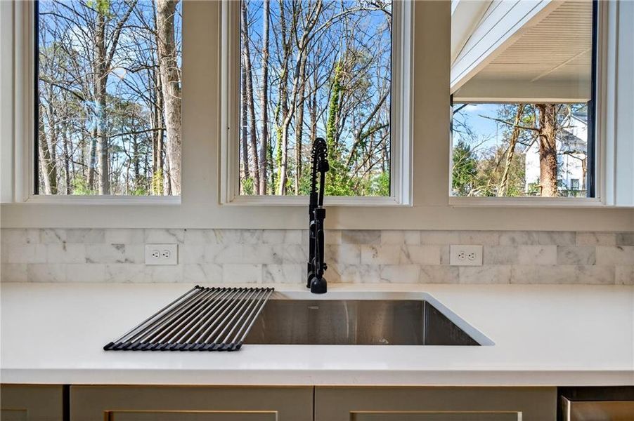 Close-up of interior finishes inside a home in , Atlanta (Image 24).