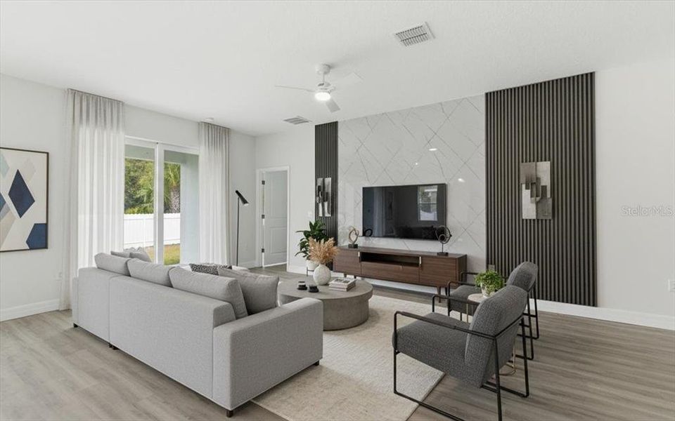 Furnished interior view inside a new home in , North Port (Image 8).