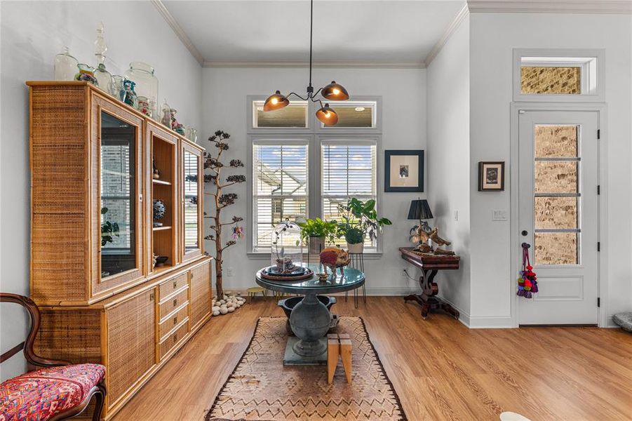 Furnished interior view inside a new home in , Woodway (Image 7).