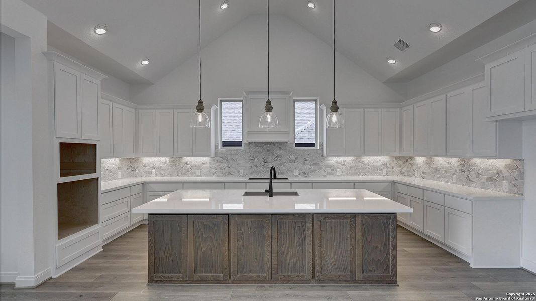 Furnished interior view inside a new home in Kallison Ranch 60', San Antonio (Image 8).