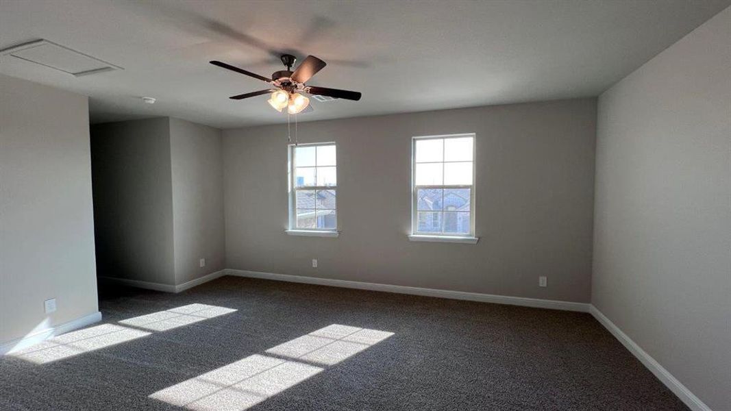 Spacious, unfurnished interior of a new home in Bluestem, Rhome (Image 17). Spacious, unfurnished interior of a new home in Bluestem, Rhome (Image 17).