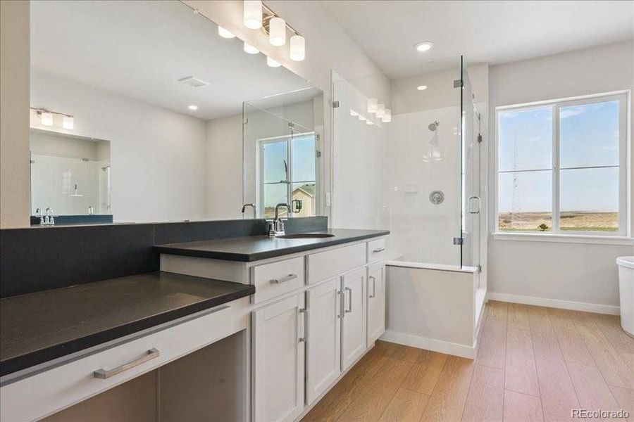 Furnished interior view inside a new home in Trails at Smoky Hill, Parker (Image 4).
