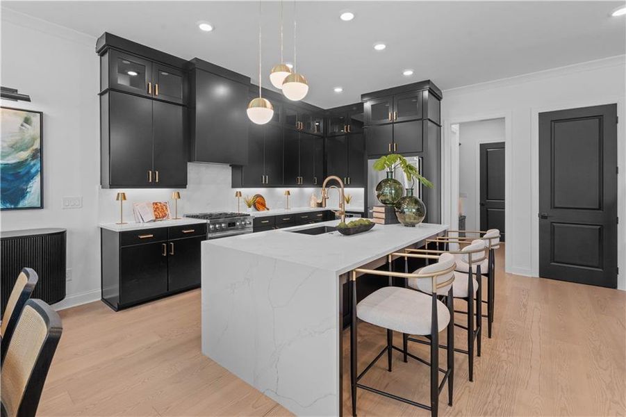 Furnished interior view inside a new home in Palisades, Cumming (Image 12).