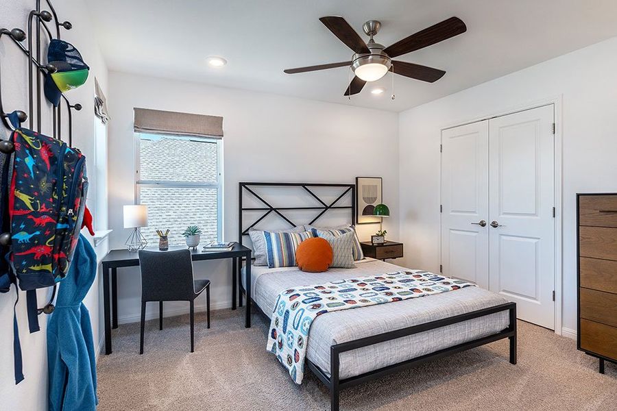 Representative furnished interior of a home built from the Jasmine by Taylor Morrison in Turner's Crossing 45s, Buda (Image 4).
