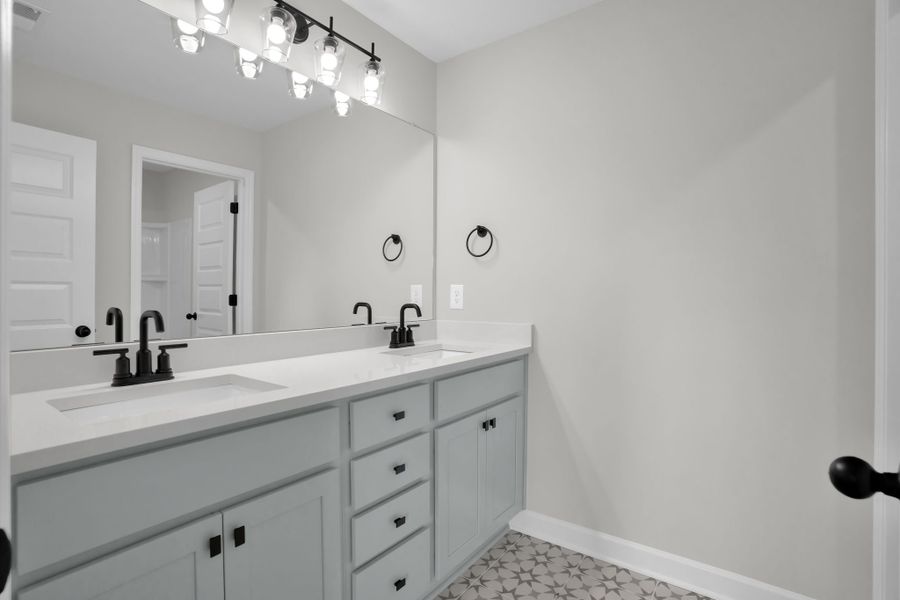 Representative furnished interior of a home built from the Nantucket by Parkside Builders in The Woods, Gallatin (Image 10).