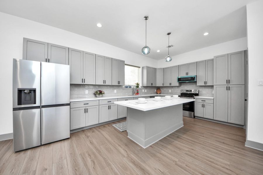 Furnished interior view inside a new home in , Houston (Image 15).