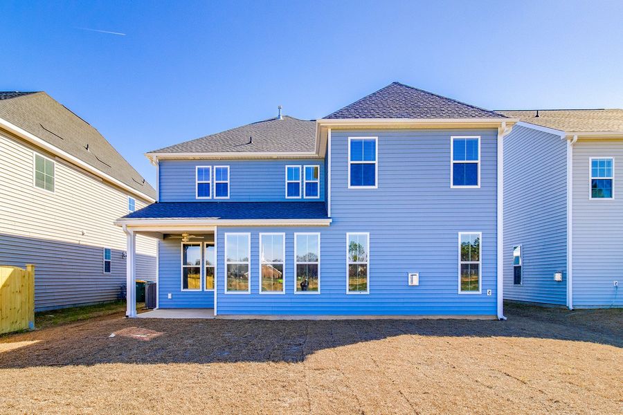 Exterior details and patio area of a home in Hendrix Farms, Lexington (Image 23).